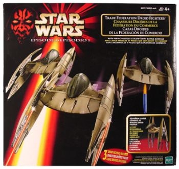 2125399042.jpg Star Wars Vehicle - Star Wars Episode 1 - Vehicle Droid Fighters - Great Toy- Very rare