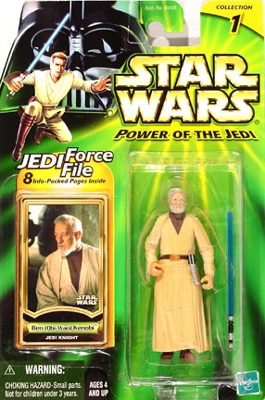 27709064.jpg Star Wars Action Figures - Ben Obi-Wan Kenobi Jedi Knight - Power of the Jedi