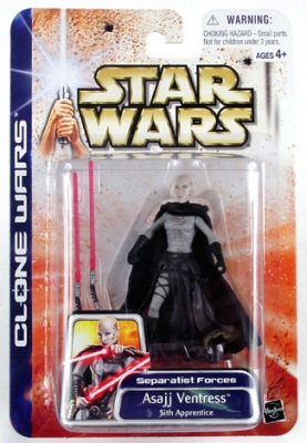 295204384.jpg Star Wars Action Figure - Clone Wars - Asajj Ventress - Sith Apprentice - Limited Edition