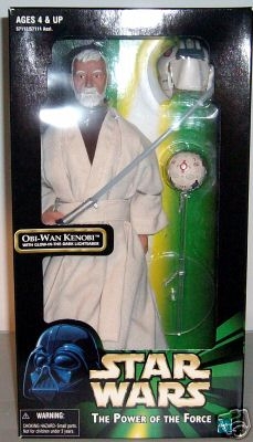 Star Wars 12 inch Figure - Obi-Wan Kenobi with Glow-in-the-Dark Lightsaber
