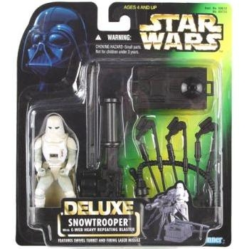 Star Wars Playsets - Deluxe Snowtrooper with E-Web Heavy Repeating Blaster