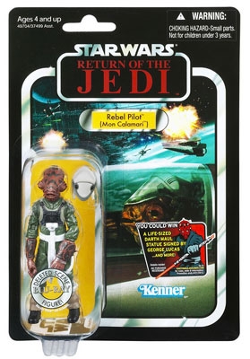 371795320.jpg Star Wars Action Figure - Rebel Pilot - Mon Calamari - Vintage 2012
