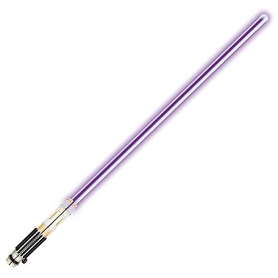 386610834.jpg Star Wars - Hasbro FX Lightsaber - Mace Windu - PURPLE