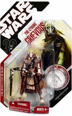 451066744.jpg Star Wars Action Figure - Pre-Cyborg Grievous with Exclusive Collector Coin - 30th Anniversary