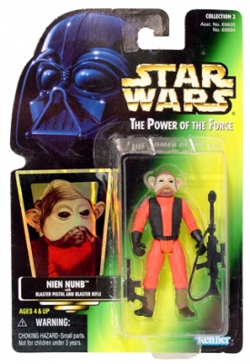 468294119.jpg Star Wars Action Figure - Nien Nunb with Blaster Pistol and Blaster Rifle