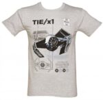 Star Wars T-SHIRTS - Haynes TIE Fighter Advanced Manual - Light Gray - Unisex