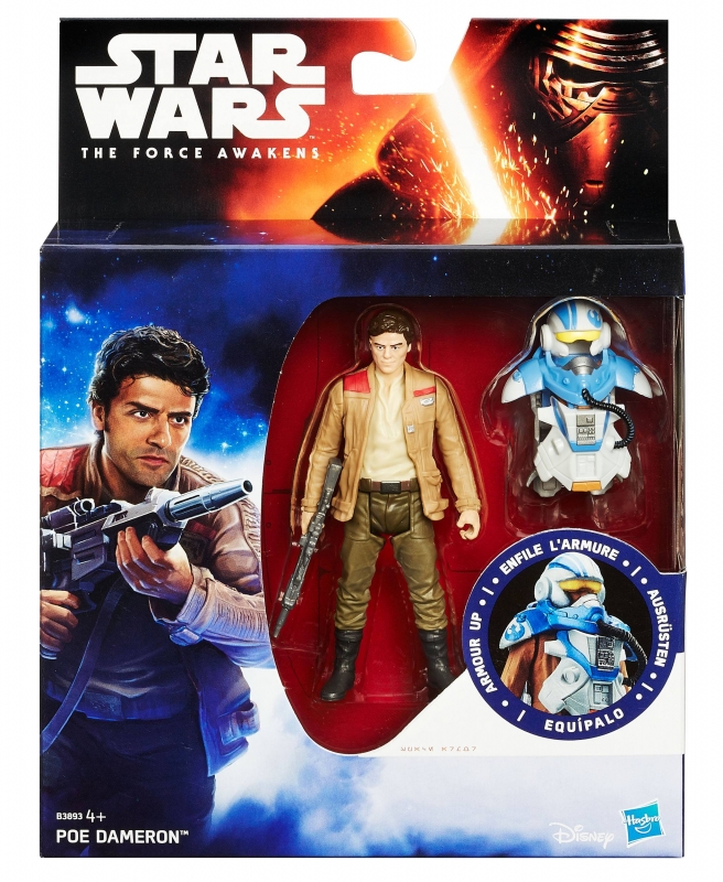 481211973.jpg Star Wars Action Figure - The Force Awakens - Jungle Space - Armor Up - Poe Dameron