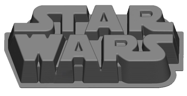 494594409.jpg Star Wars Gifts and Games - Star Wars Logo Baking Tray - Silicone