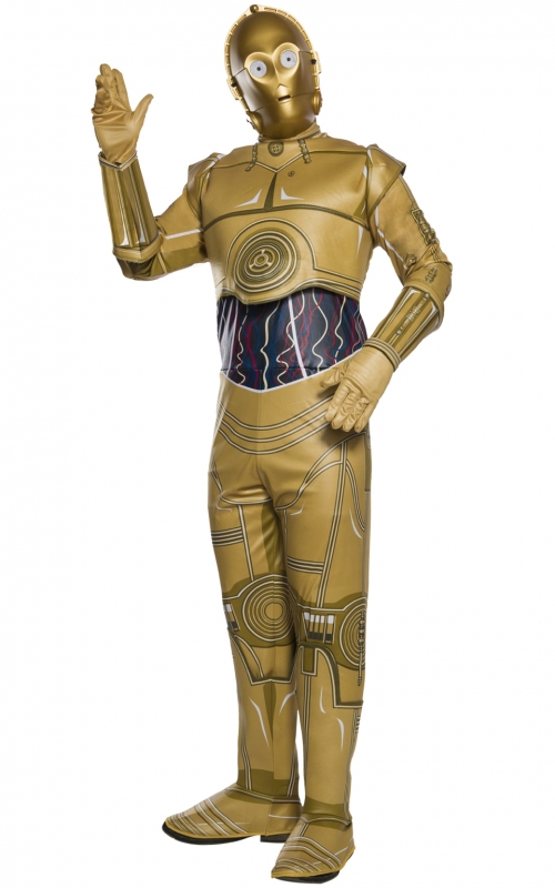 504670377.jpg Star Wars Costume Deluxe Adult - C-3PO