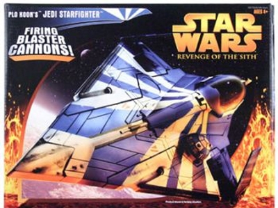 50857775.jpg Star Wars Action Figure / Vehicle - Plo Koon Jedi Starfighter includes many Special Features - ROTS Vehicle