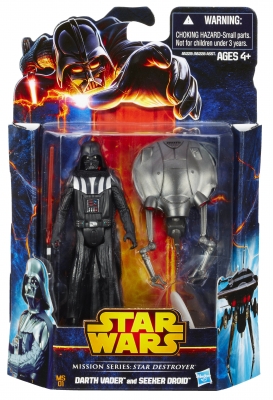 572781031.jpg Star Wars Action Figure - Mission Series 2013 - Darth Vader and Seeker Droid - Star Destroyer