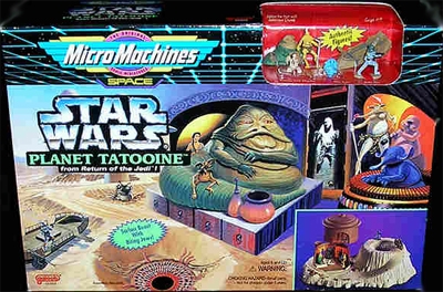 647925081.jpg Star Wars Action Figure - Planet Tatooine from Return of the Jedi - with Boba Fett / Leia / Jabba / Max Rebo and more