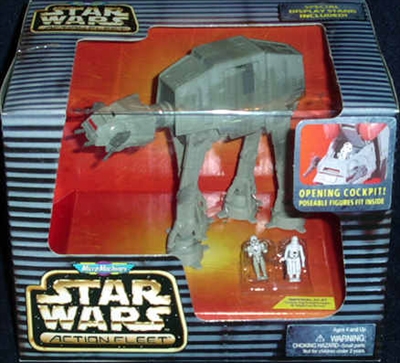 683247378.jpg Star Wars Action Figure / Vehicle - Imperial AT-AT featuring Imperial Driver and Stormtrooper - rare