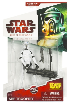 768280841.jpg Star Wars Action Figures - Clone Wars 2009 - ARF Trooper with Missile-firing Cannon