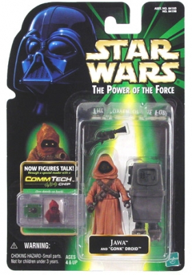 800221217.jpg Star Wars Action Figure - Jawa and Gonk Droid - with CommTech Chip