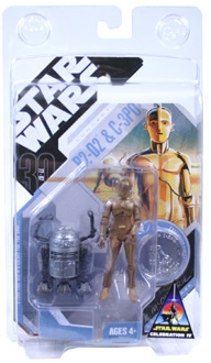 808421489.jpg Star Wars Action Figure - 30th Concept R2-D2 & C-3PO - Exclusive Collector Coin - 30th Anniversary