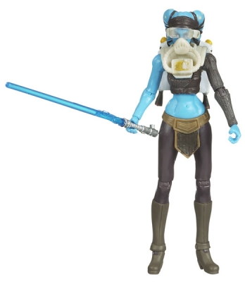820328320.jpg Star Wars Action Figure - Clone Wars 2009 - Aayla Secura with Flight Gear