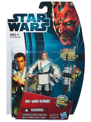 825728415.jpg Star Wars Action Figure - Obi-Wan Kenobi with Light-Up Lightsaber - Movie Heroes 2012