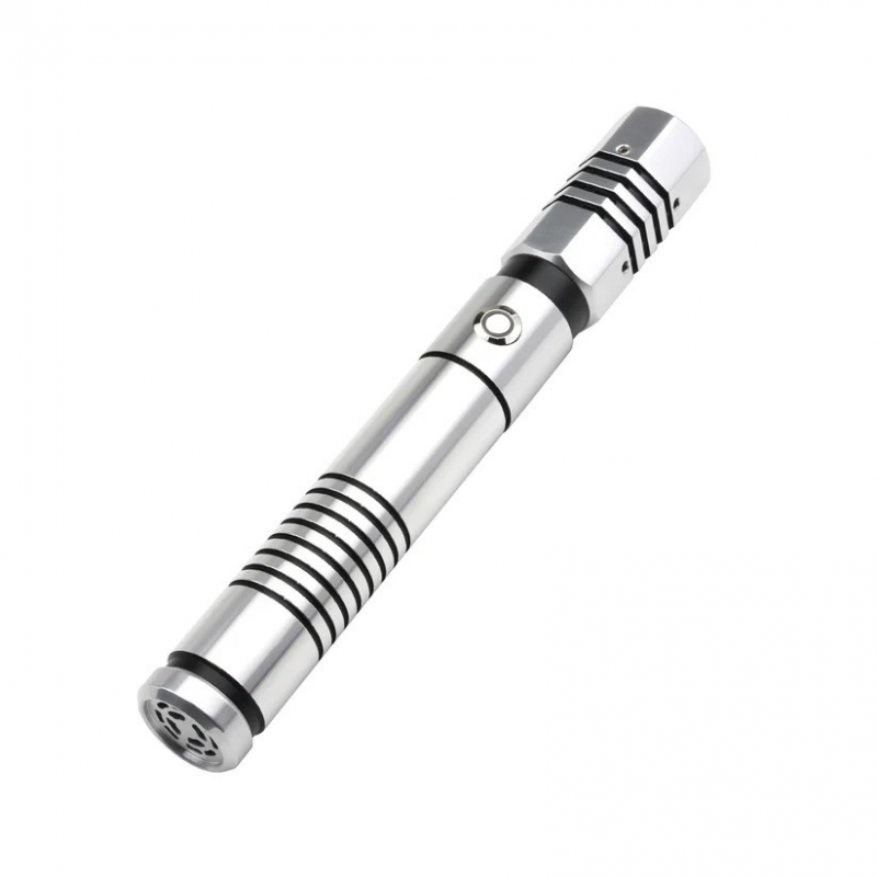 869639357.jpg Star Wars Lightsaber - Balance Collection - Multi Colored Baselit RGB - Silver Hilt