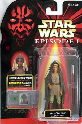 903148053.jpg Star Wars Action Figure - Adi Gallia with Lightsaber - Episode 1 - with CommTech Chip