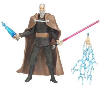 961779356.jpg Star Wars Action Figure - Clone Wars 2009 - Count Dooku with Asajj Ventress Hologram