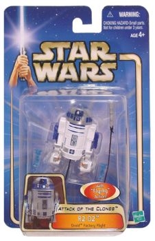 Star Wars Action Figures - R2-D2 Droid Factory Flight - Attack of the Clones - Saga Collection
