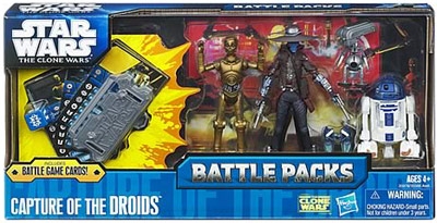 976773206.jpg Star Wars Action Figures - Clone Wars Battle Packs - Capture of the Droids - C-3PO - Cad Bane - TODO 360 - R2-D2