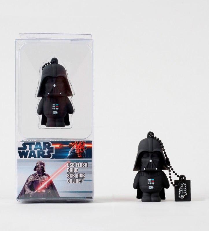 981489294.jpg Star Wars GIFTS AND GAMES - Star Wars USB Flash Drive - Darth Vader 8GB