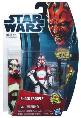 999051154.jpg Star Wars Action Figure - Shock Trooper with Quick-Draw Action - Movie Heroes 2012